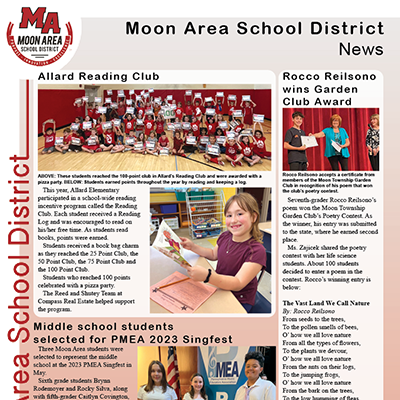 Moon Area School Distrct News
